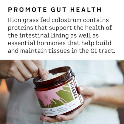 Kion Colostrum | Grass-Fed Bovine | Gut Health and Immune Support | 30 Servings KionUS supplements
