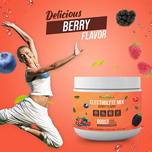 Electrolyte Powder - Refreshing Workout Recovery Electrolytes, Sugar Free, Gluten Free Pride Naturals, IncUS supplements