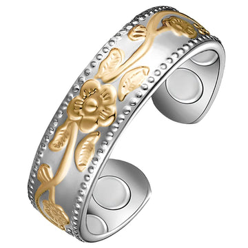 Vicmag Copper Magnetic Ring for Women Men 100% Solid Pure Copper Adjustable with Jewelry Gift Box VicmagAu supplements