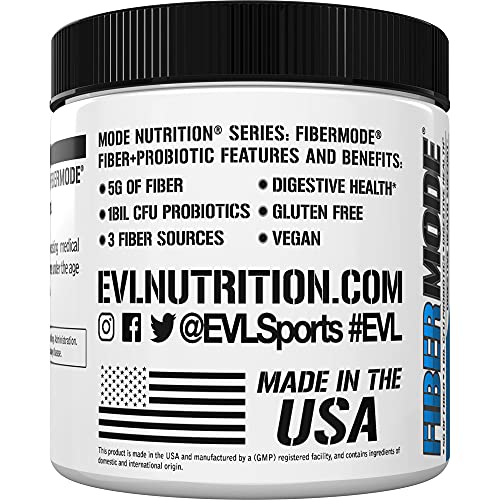 Evlution Nutrition FiberMode Fiber Plus Probiotic - 5 Grams of Fiber, Digestive Health EvlutionAu supplements