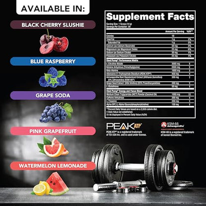 SteelFit Steel Pump - Advanced Pre-Workout Powder Drink - 30 Servings - Peak Performance SteelFitUS supplements