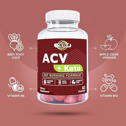 60 Counts Keto ACV Gummies Advanced Formula - Diet Gummies for Women & Men SukolAu supplements