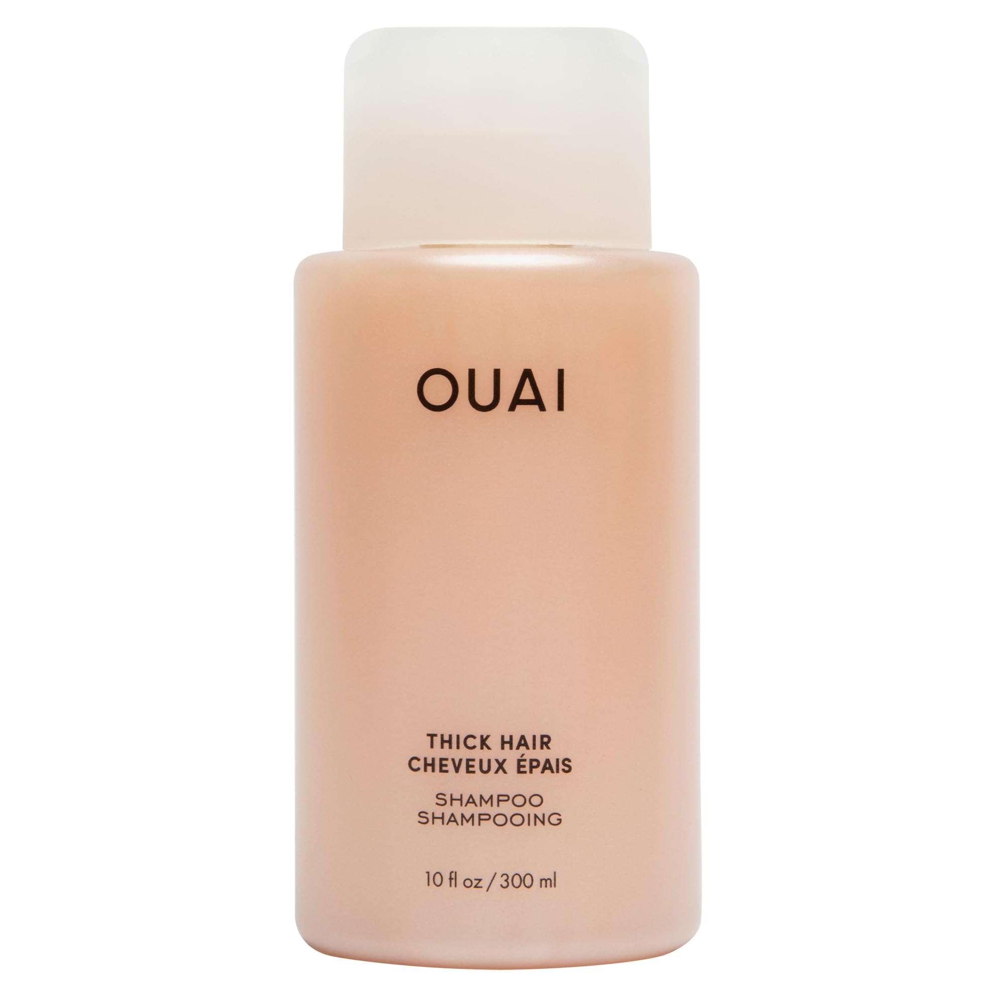 OUAI Thick Shampoo - Moisturizing Shampoo with Keratin, Marshmallow Root, Shea Butter, Avocado Oil for Thick Hair - Strengthens & Hydrates Strands - Paraben, Phthalate & Sulfate Free (10 Fl Oz) OUAIAu supplements