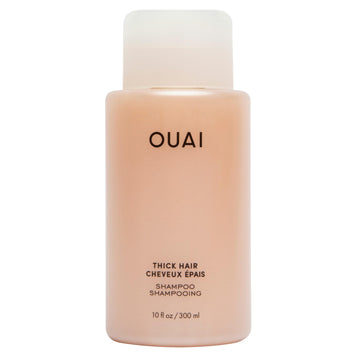 OUAI Thick Shampoo - Moisturizing Shampoo with Keratin, Marshmallow Root, Shea Butter, Avocado Oil for Thick Hair - Strengthens & Hydrates Strands - Paraben, Phthalate & Sulfate Free (10 Fl Oz) OUAIAu supplements