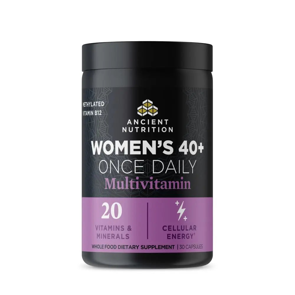 Ancient Nutrition Multivitamin for Women, Ancient Multi Women's 40+ Once Daily Vitamin Supplement, Vitamin B, Vitamin C and Vitamin K2 Ancient NutritionAu supplements
