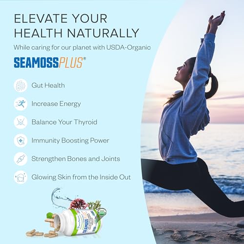 Power By Naturals Sea Moss Plus - USDA Certified Organic Wildcrafted Irish Power By NaturalsAu supplements