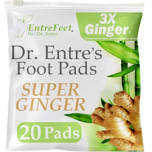 Dr. Entre's Super Ginger Foot Pads: Premium Effective Foot Pads to Feel Better, Sleep Better EntreFeetAu supplements