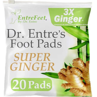 Dr. Entre's Super Ginger Foot Pads: Premium Effective Foot Pads to Feel Better, Sleep Better EntreFeetUS supplements