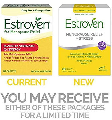 Estroven Maximum Strength + Energy - One Per Day Formula - 2 Boxes, 60 Caplets Each EstrovenAu supplements