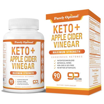 Purely Optimal Keto BHB + Apple Cider Vinegar Capsules with The Mother - Keto Diet Purely OptimalUS supplements