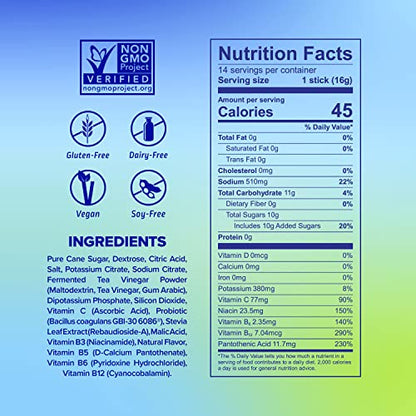 Liquid I.V. Hydration Multiplier + Probiotic Kombucha - Tart Green Apple - Hydration Powder Liquid I.V.US supplements