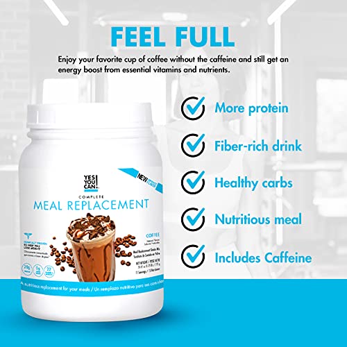 Yes You Can! Complete Meal Replacement - 15 Servings, 20g of Protein, 0g Added Sugars Yes You Can!US supplements