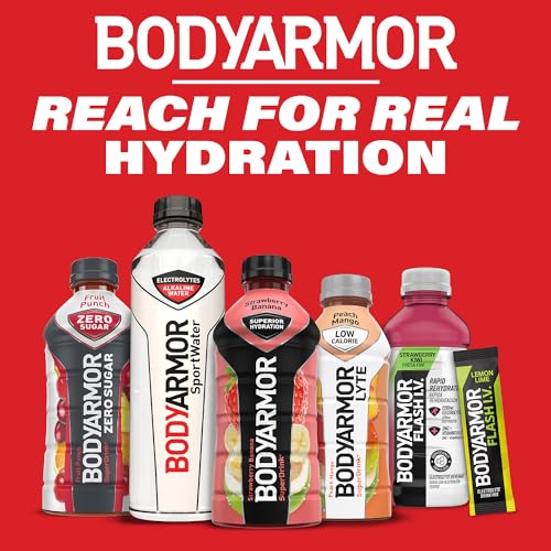 BODYARMOR LYTE Sports Drink Low-Calorie Sports Beverage, Strawberry Lemonade BODYARMORUS supplements