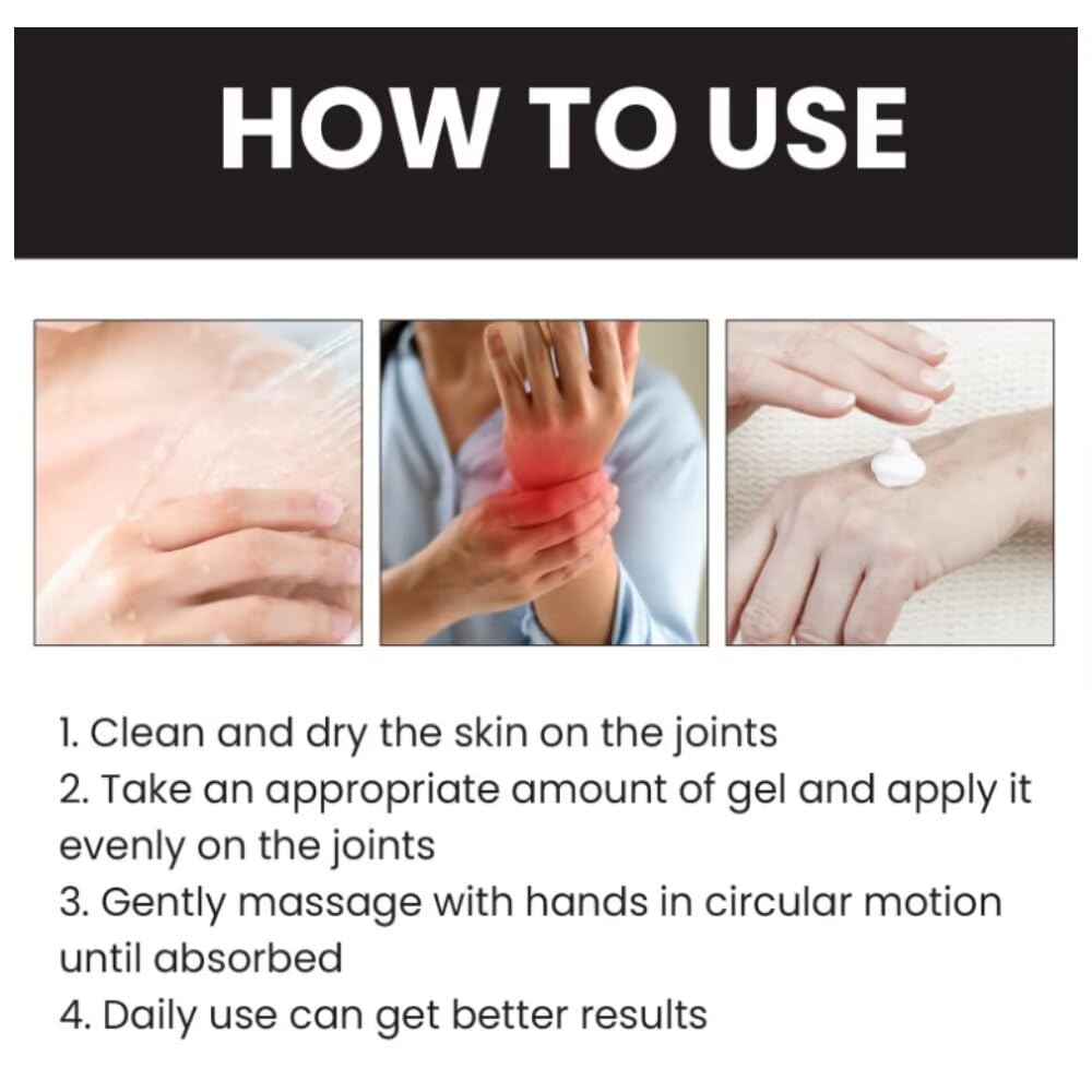 ETKOVNJ 6 Packs Bee Venom Cream, Bee Venom Bone Gel Joint Gel for Neck, Waist, Back of Hands, Feet and Legs ETKOVNJAu supplements