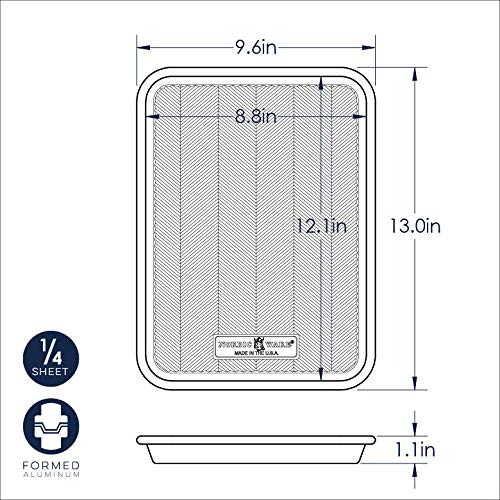Nordic Ware Prism Baking Quarter Sheet, Natural Nordic WareAu supplements