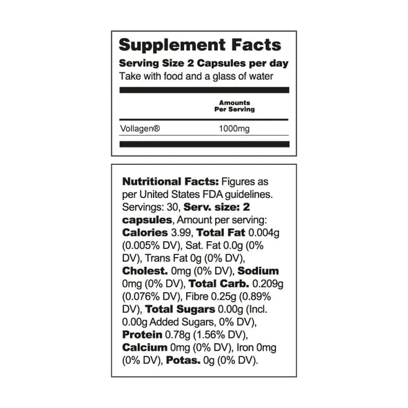 Vegetology Vollagen® Plant Based Complex – Plant Based Protein Alternative to Collagen VEGETOLOGYUS supplements