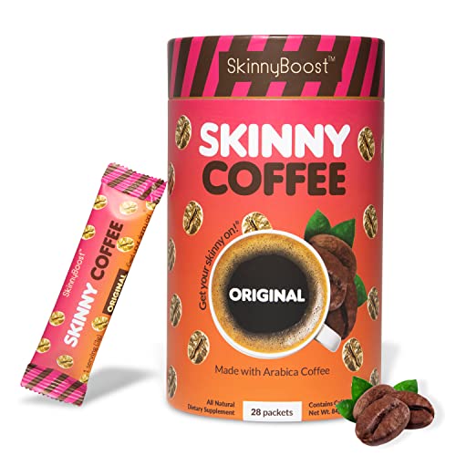 Skinny Boost Skinny Coffee- (Unflavored) Instant Sticks Made with Arabica Coffee, Garcinia SkinnyBoostUS supplements