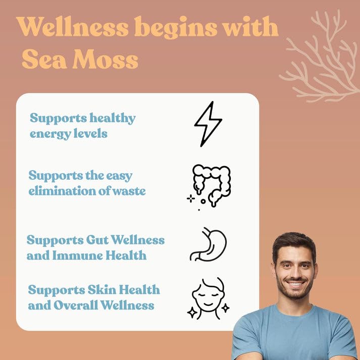 Atlantic Naturals Sea Moss 7 Day Colon and para Cleanse | Detox, Gut Health and Intestinal Atlantic NaturalsUS supplements