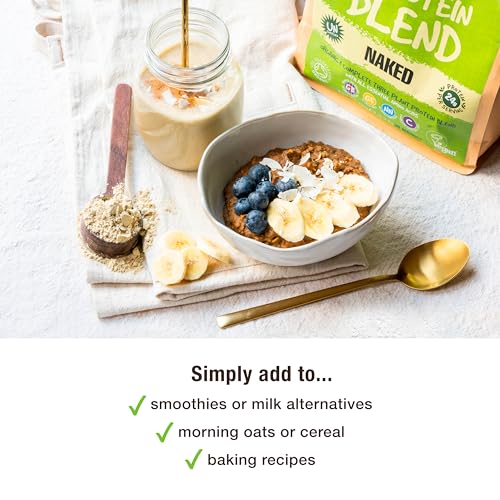 BodyMe Organic Vegan Protein Powder Blend, Naked Natural - Unsweetened, Low Carb BodyMeAu supplements
