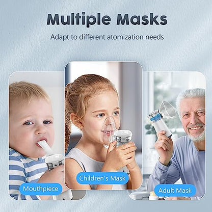 Compact Portable Nebulizer, Mesh Nebulizer, auto-Cleaning Handheld Nebulizer DornvapUS supplements