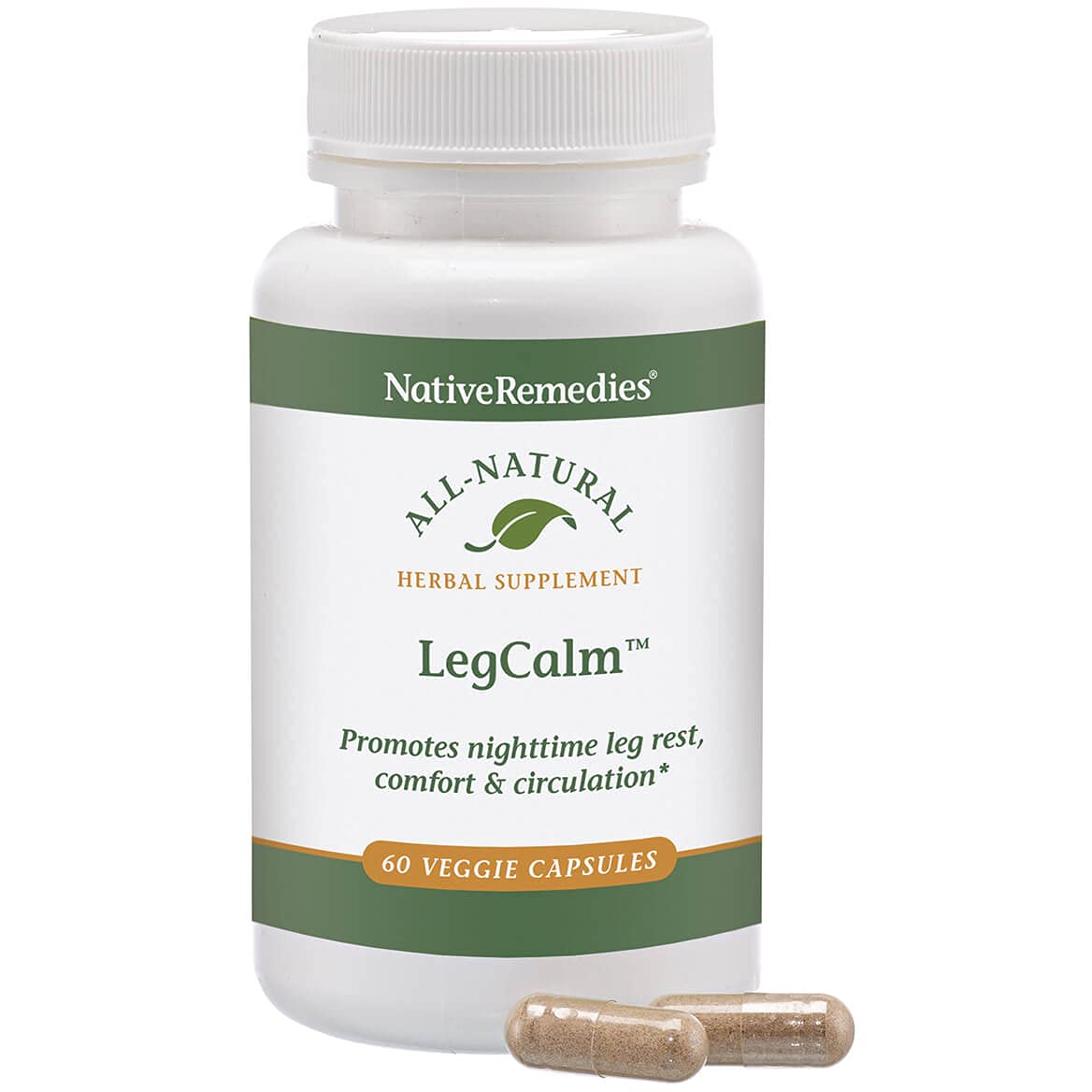 Native Remedies Leg Calm for Rested Legs and Limb Comfort at Night, 60 Veggie Caps Native RemediesAu supplements