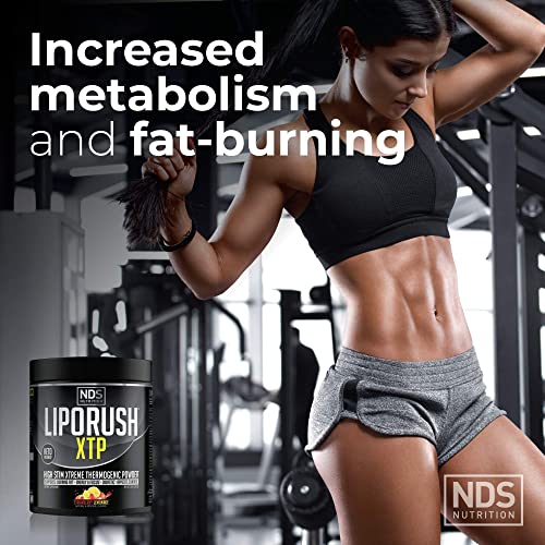 LIPORUSH NDS Nutrition XTP Thermogenic Fat Burner with L-Carnitine - Energy, Focus LIPORUSHUS supplements