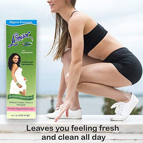 Lemisol Plus, Gentle Daily Feminine Cleanser, Original Refreshing Formula - 8 Oz (Pack of 3) LemisolAu supplements