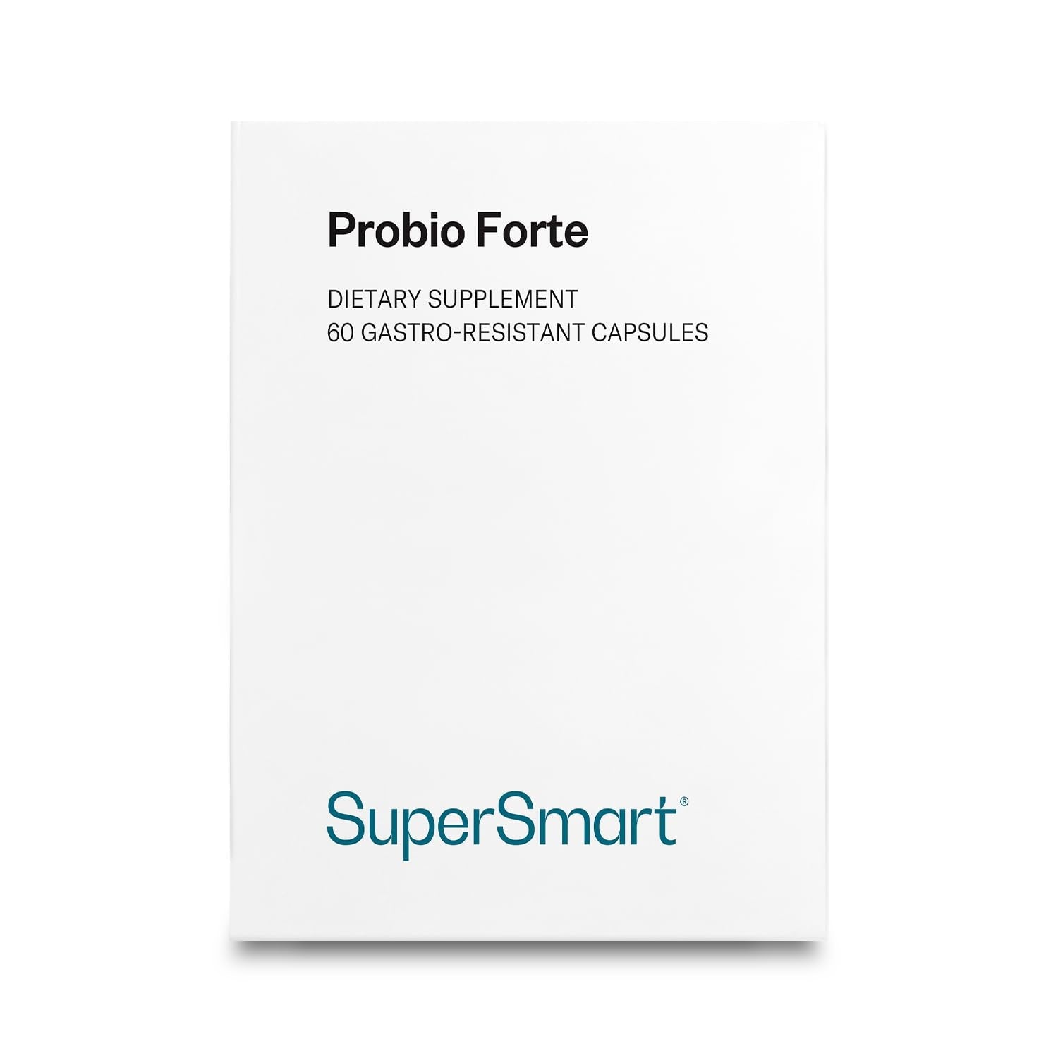 Supersmart - Probio Forte 8 Billion CFU per Capsule (Advanced Formula) - Daily Probiotics Supplement for Women & Men | Non-GMO & Gluten-Free - 60 DR Caps SupersmartAu supplements