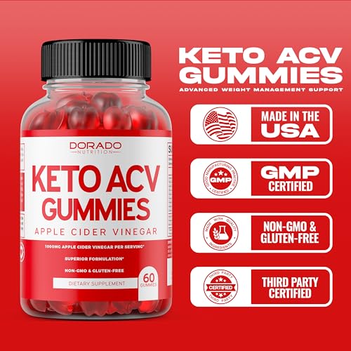 Keto ACV Gummies Advanced Weight Loss (1000mg) ACV Keto Gummies for Weight Loss DORADO NUTRITIONUS supplements