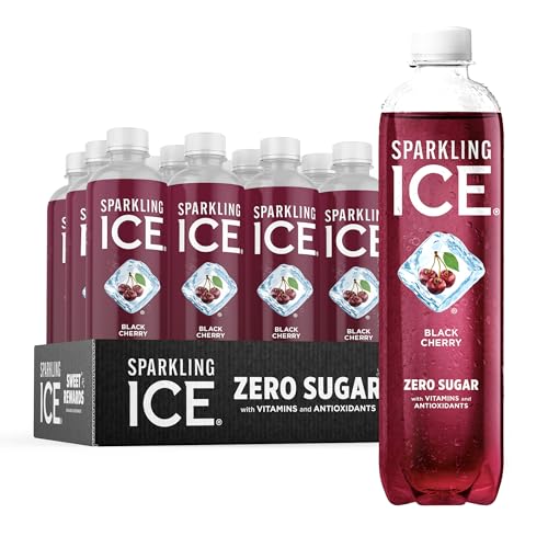 Sparkling Ice, Black Cherry Sparkling Water, Zero Sugar Flavored Water, with Vitamins Sparkling ICEUS supplements
