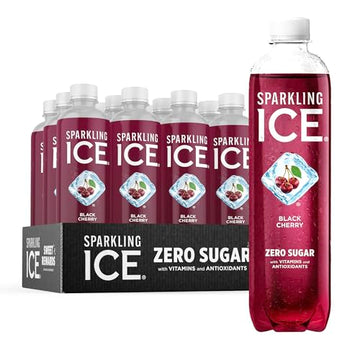Sparkling Ice, Black Cherry Sparkling Water, Zero Sugar Flavored Water, with Vitamins Sparkling ICEUS supplements