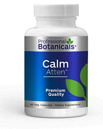 Professional Botanicals Calm Attention - Natural Attention and Mood Support, Rosemary, Vitamin B6, Gotu Kola, Focus, Relaxation, and Concentration Aid - 60 Veg Capsules Professional BotanicalsAu supplements