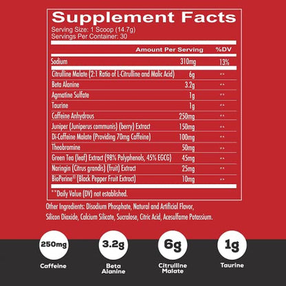 REDCON1 Total War Preworkout (Blue Lemonade) & Big Noise Non-Stim Preworkout Powder REDCON1US supplements