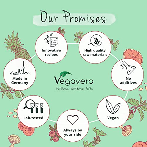 Vegavero Vegan Collagen Supplement | 2000mg | Complex with L-Lysine, L-Proline, Vitamin C (Acerola) & Superfoods Extracts | NO Additives, Lab-Tested | 120 Capsules VegaveroUS supplements