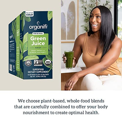 Organifi: GO Packs - Green Juice - Organic Superfood Supplement Powder - 30 Count OrganifiUS supplements