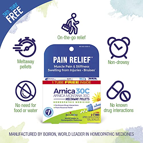 Boiron Arnica Montana 30C Homeopathic Medicine for Relief from Muscle Pain, Muscle Stiffness, Swelling BoironAu supplements