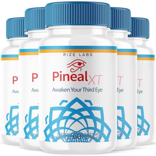 (5 Pack) Pineal XT, Official Pineal XT Gold Supplement Premium Blend to Awaken rize labsUS supplements