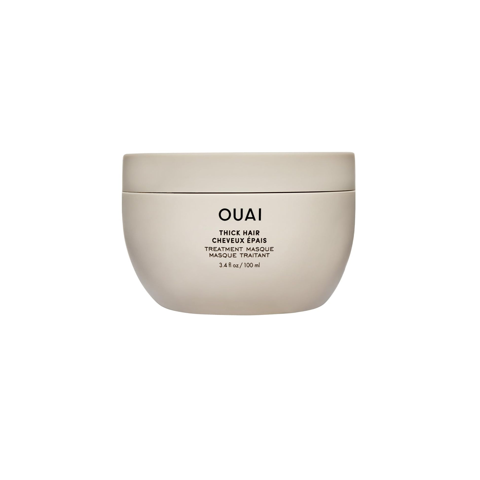 OUAI Thick Hair Mask - Treatment Masque with Almond Oil, Olive Oil, & Hydrolyzed Keratin to Restore Damaged Hair - Phthalate & Paraben Free Masque (3.4 Oz) OUAIAu supplements