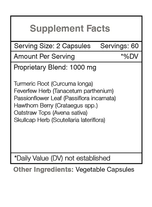 Secrets of the Tribe - Nerve Secret, Healthy Nerves Formula, Herbal Supplement Blend (120 Capsules) Secrets of the TribeAu supplements