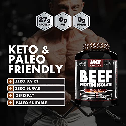NXT Nutrition Beef Protein Isolate Powder - Protein Powder High in Natural Amino Acids NXT NutritionUS supplements