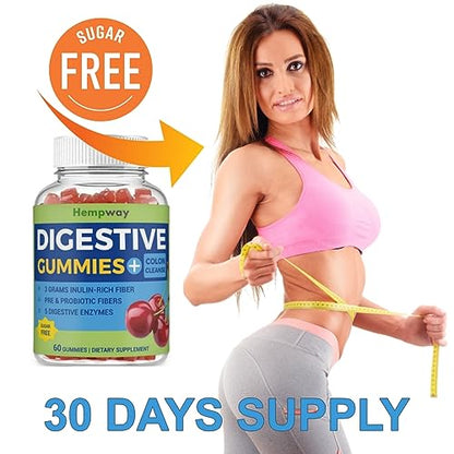 HEMPWAY Fiber Gummies for Digestive Colon Cleanse - Health & Daily Weight Support HEMPWAYUS supplements