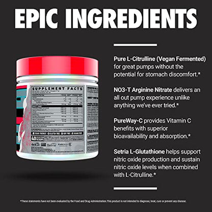GHOST Pump Nitric Oxide Powder, Peach - 40 Servings - Sugar-Free & Stim-Free Pre GHOSTUS supplements