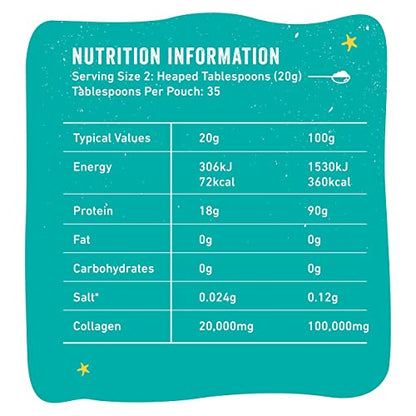 Cosmic Molecule UK's 1st 20,000mg Collagen Peptides Powder 350G (up to 35 Servings) Cosmic MoleculeUS supplements