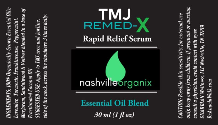 Dr. A's TMJ Remed-X Rapid Relief Serum | Deep Muscle & Jaw Tension Essential Oil Cream Doctor Angela EssentialAu supplements