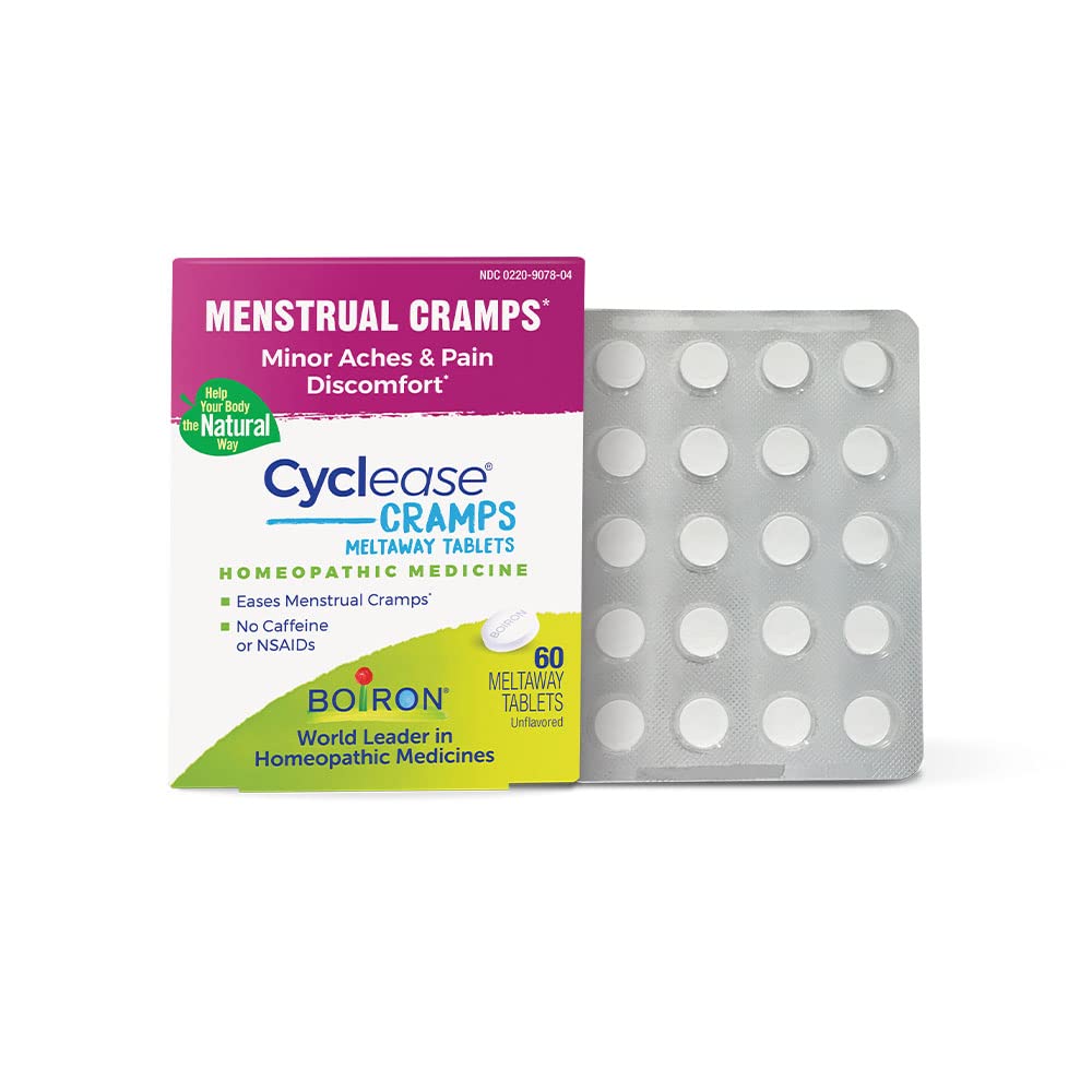 Boiron Cyclease Cramps Tablets for Relief from Menstrual Cramps, Aches, Pain, and Discomfort - 60 Count BoironAu supplements