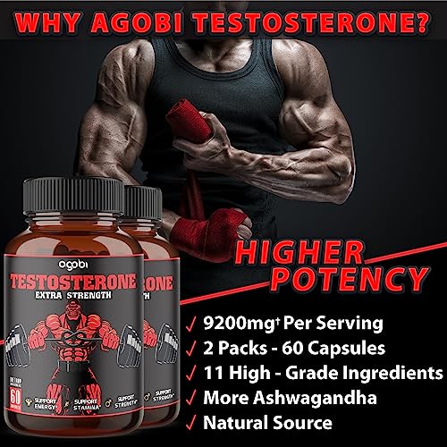 agobi Herbal Test Support for Male Supplement - Support Efficiency, Speed, Strength agobiUS supplements