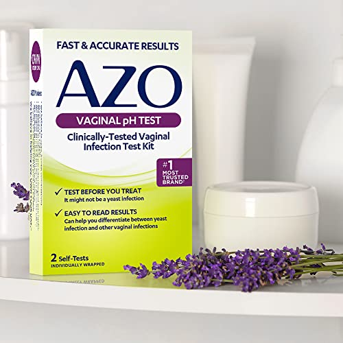 AZO Vaginal pH Test Kit, Clinically-Tested Vaginal Infection Test Kit, Fast & Accurate Results AZOAu supplements